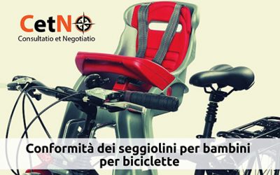 Conformità dei seggiolini per bambini per biciclette