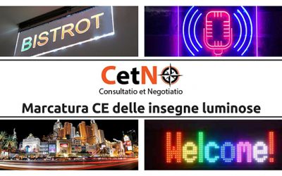 Marcatura CE delle insegne luminose