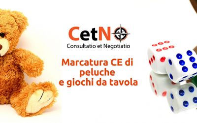 Marcatura CE di peluche e giochi da tavola