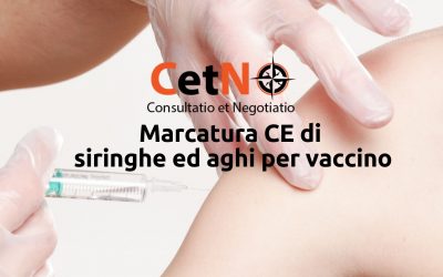 Marcatura CE siringhe e aghi per vaccino