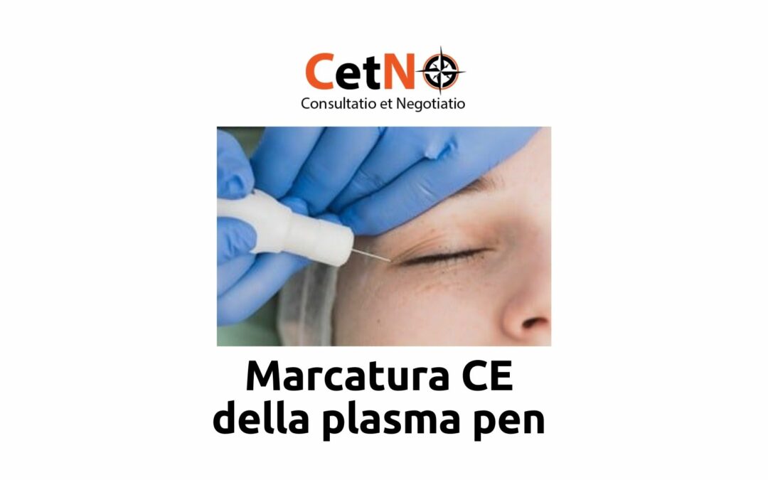 Marcatura CE plasma pen