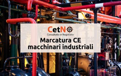 Marcatura CE macchinari industriali