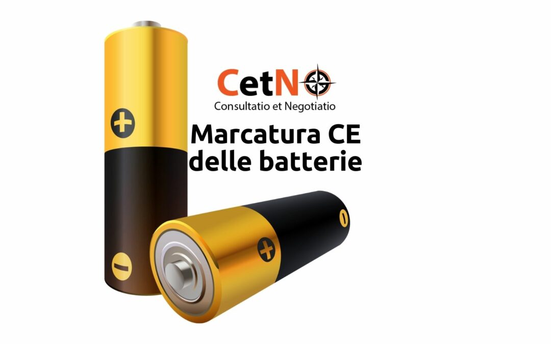 Marcatura CE batterie