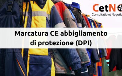 Marcatura CE abbigliamento di protezione