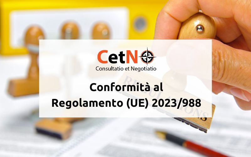 Conformità al Regolamento (UE) 2023/988