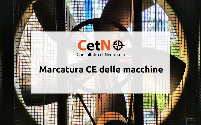 Marcatura CE delle macchine